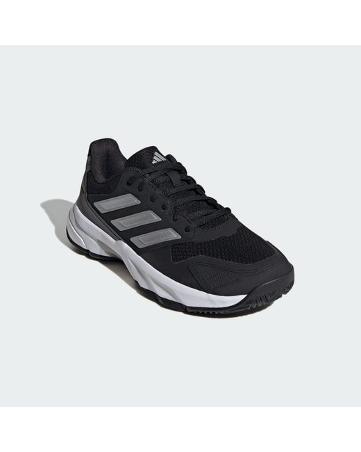 Adidas Originals Blue Courtjam Control 3 Tennis Shoes for men