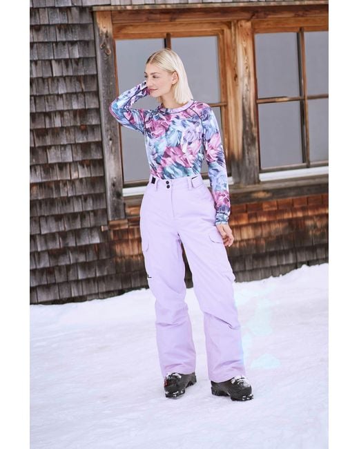 Mountain Warehouse White 'Glaze' Snow Pants Casual Straight Leg Adjustable Waist Winter Trouser