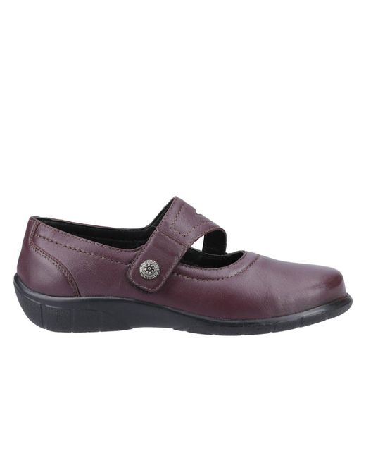 Fleet Foster Black Ethel Memory Foam Shoes