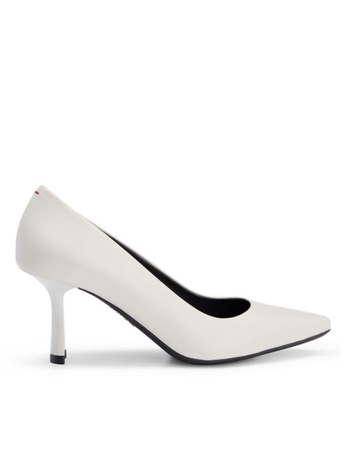 HUGO White Alexis Pumps