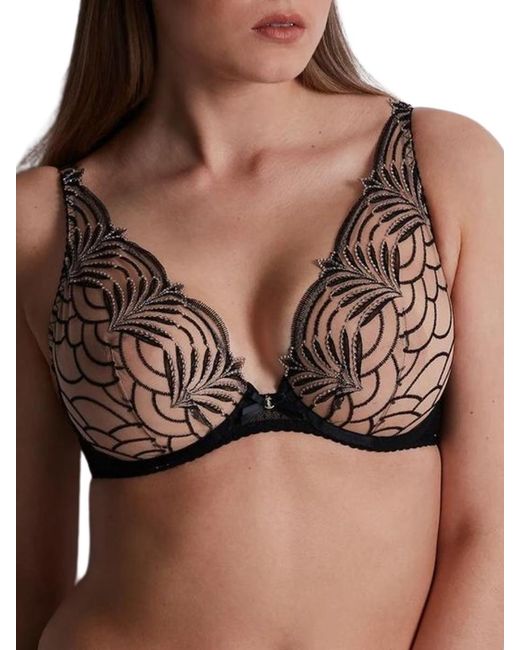 Aubade Brown Hypnolove Triangle Plunge Bra
