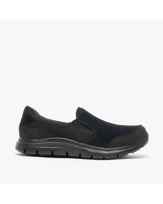 Skechers Black Relaxed Fit: Cozard Sr Ladies Anti-Slip Trainers