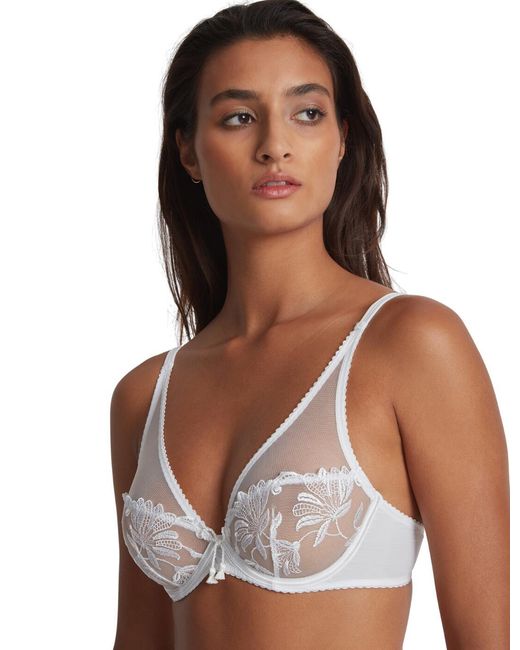 Aubade White Lovessence Underwired Triangle Bra