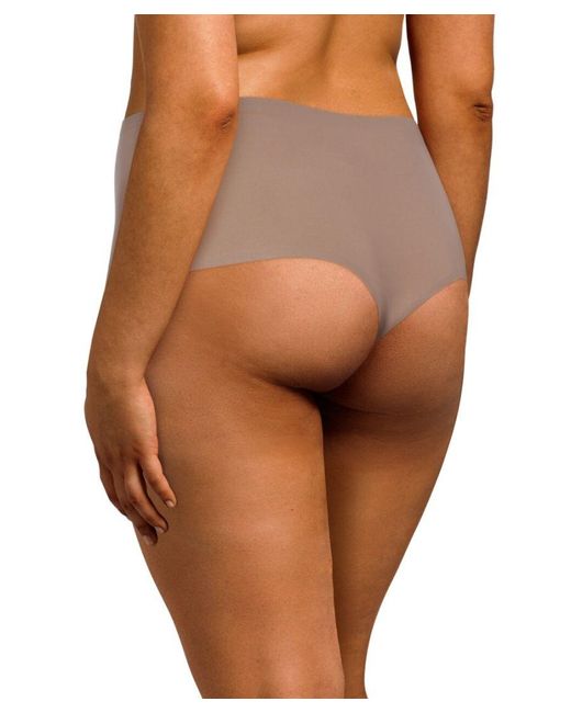 Chantelle Brown Softstretch High Waist Thong (1Xl-4Xl)