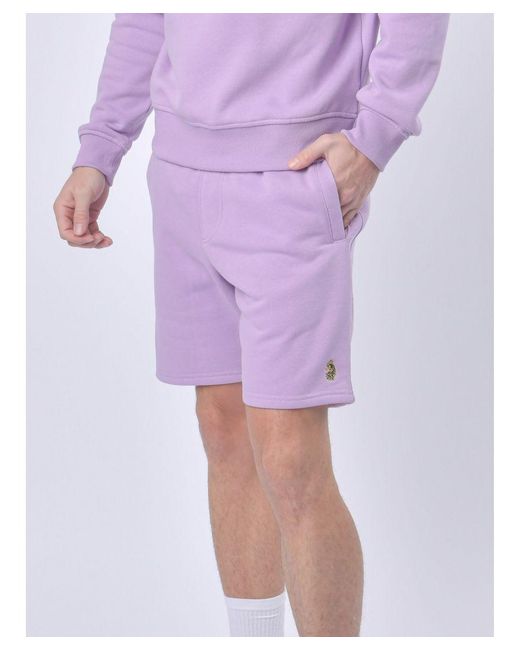 Luke 1977 Purple Amsterdam 2 Sweat Shorts for men