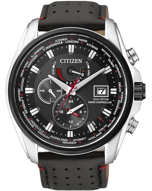 Citizen Black Watch At9036-08E Leather for men
