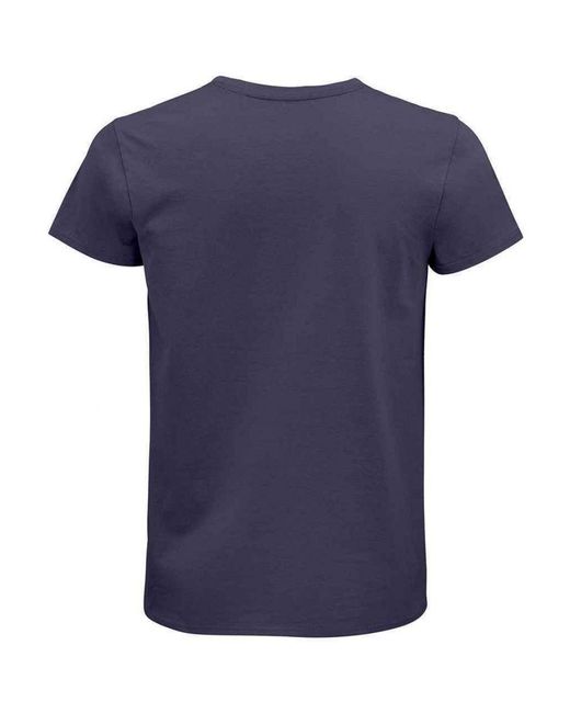 Sol's Blue Adult Pioneer Organic T-Shirt Mouse)