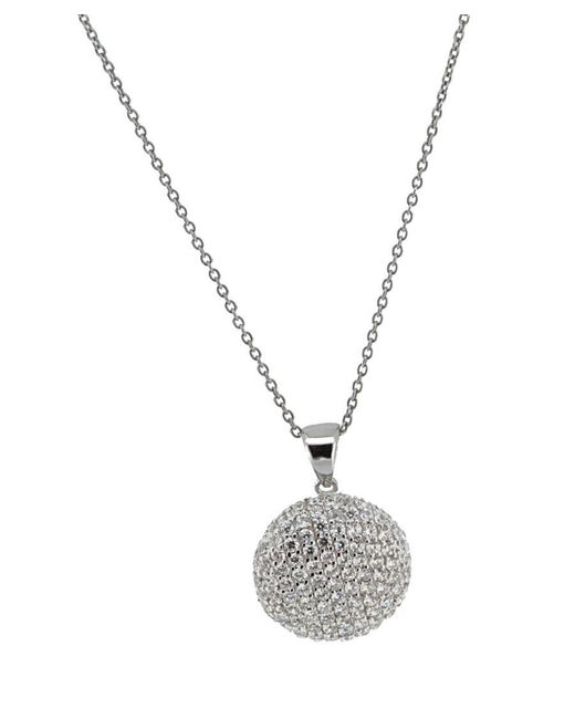 Orphelia Metallic 925 Sterling Pendant With Chain