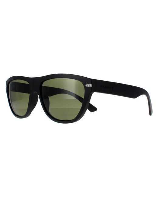 Serengeti Black Cat Eye Matte Mineral Polarized 555Nm Pancho
