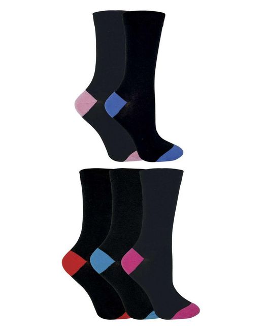 Sock Snob Black Soft Top Cotton Rich Socks