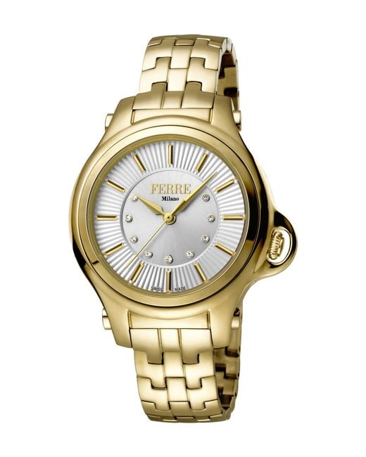 Ferré Metallic Ladies Dial Gp Watch