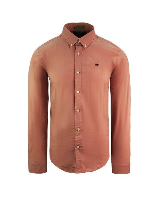 Scotch & Soda Brown Shirt for men