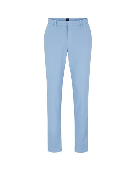 Boss Blue Kaito Slim Chinos for men