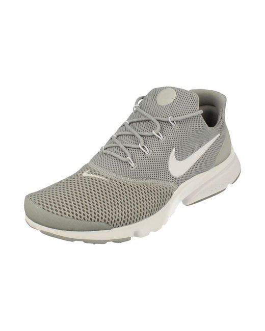Nike Gray Presto Fly Trainers for men