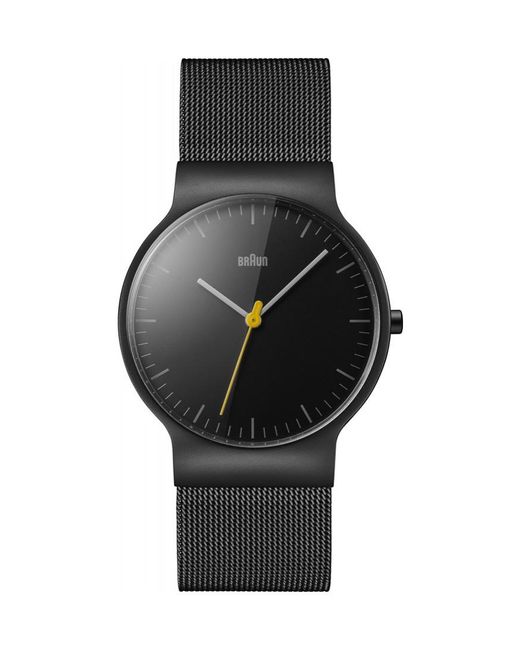 Braun Black Bn0211Bkmhg Classic Slim Watch for men