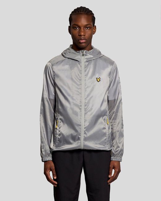Lyle & Scott Gray Sports Lightweight Training Jacket for men