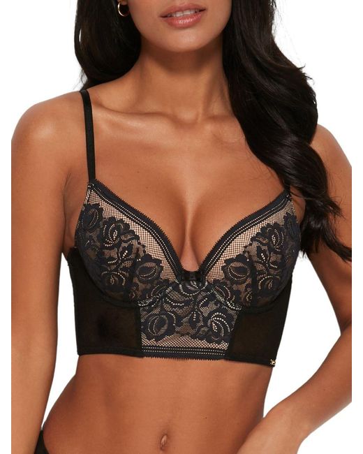 Gossard Black Encore Longline Bra