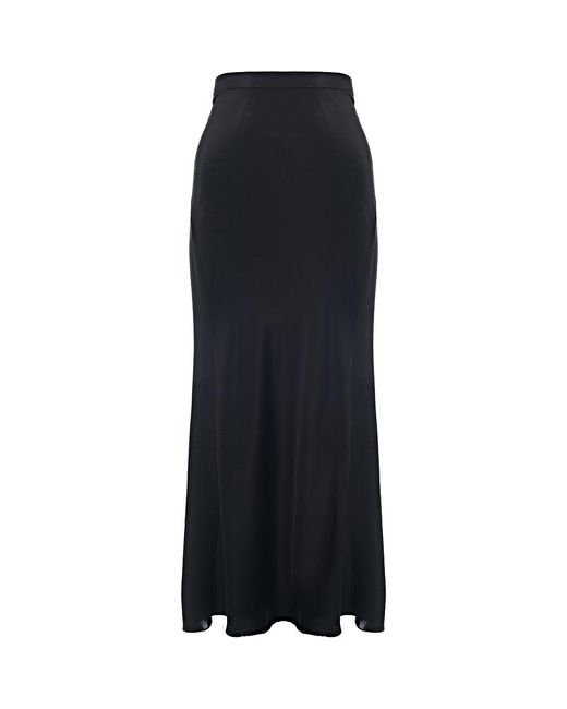 Raey Black Fishtail Back Skirt