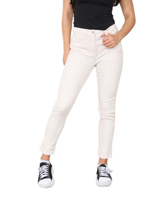 M&CO. Black High Rise Tapered Straight Leg Mom Jeans