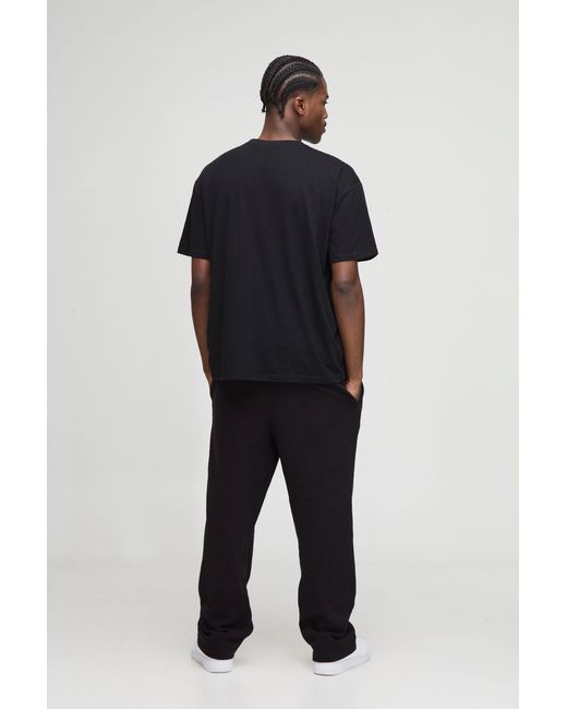 BoohooMAN Blue Basic Oversized Crew Neck T-Shirt for men