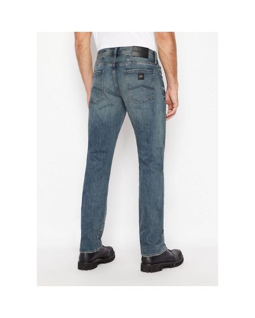 ARMANI EXCHANGE Blue Slim Fit Jeans for men