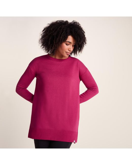 TOG24 Pink Michelle Longline Sweat Washed Cotton