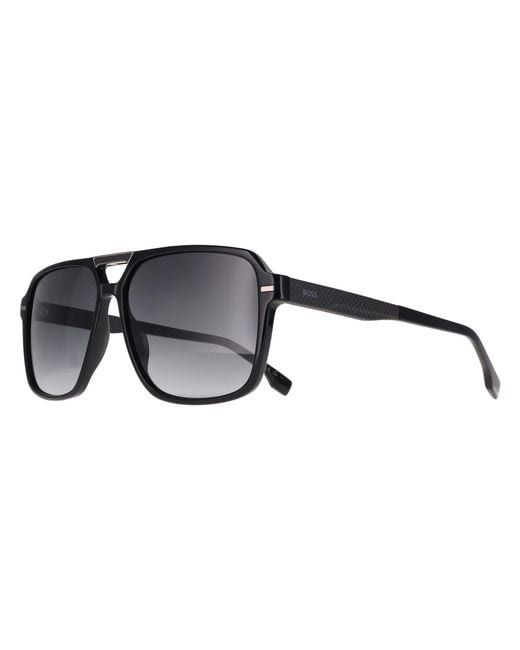 Boss Black Aviator Matte Dark Gradient 1766/S for men