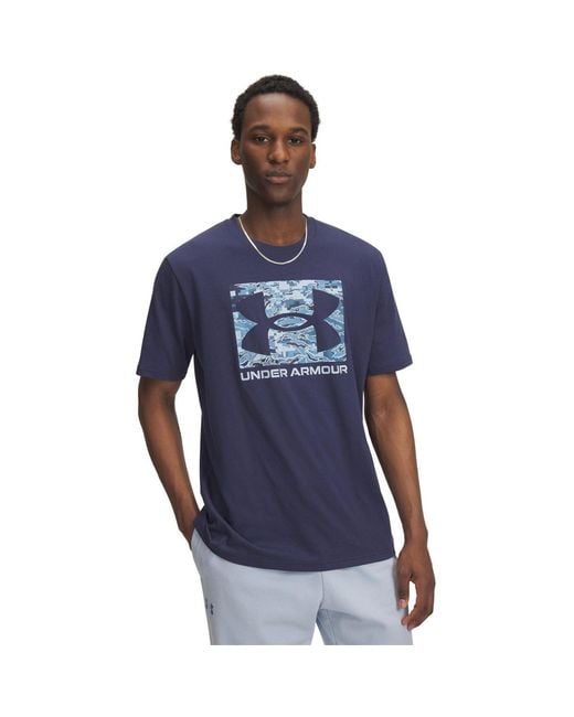 Under Armour Blue Abc Camo Boxed Lg for men