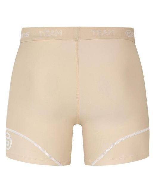 Skins Natural Dynamic Team Stripe Detail Compression Shorts for men