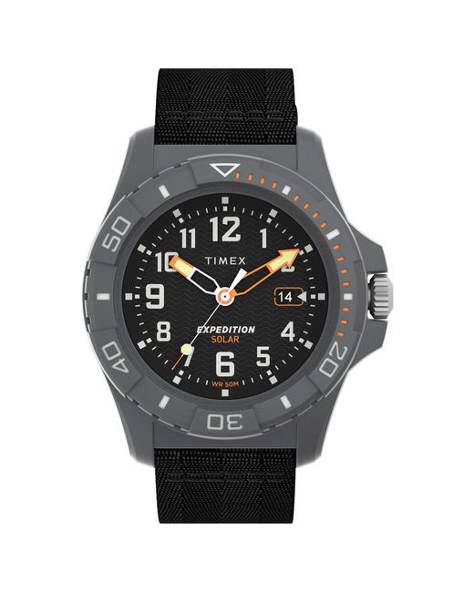 Timex Black Freedive Ocean Watch Tw2V40500 Fabric for men