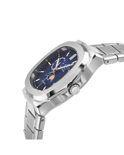 Gv2 Gray Potente Moon Phase 18401B Swiss Automatic Sellita Sw285-1A Watch for men
