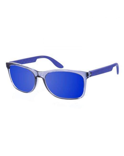 Carrera Blue Rectangular Shaped Acetate Sunglasses 5005 for men