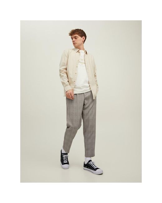 Jack & Jones Natural And Billcapri Casual Chinos Pants for men