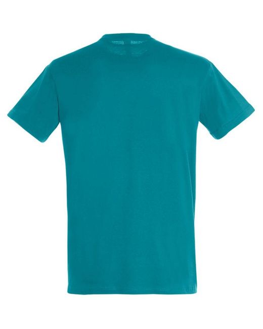 Sol's Blue Regent Short Sleeve T-Shirt (Duck) Cotton for men