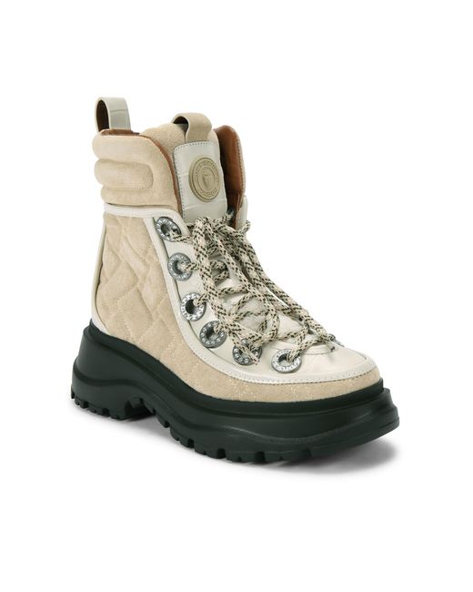 Kurt Geiger Natural Suede Kensington Hiker Boots