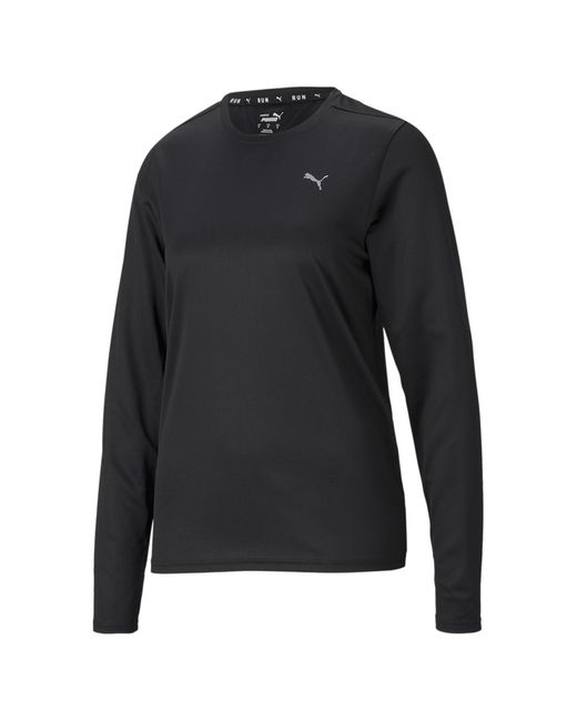 PUMA Black Long Sleeve Running Top