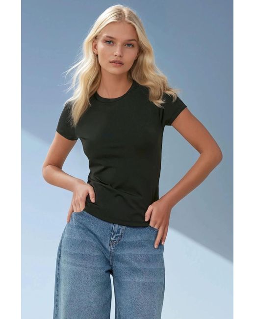 Hiccup Blue Basic Crew Neck T-Shirt