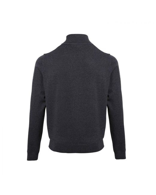 PREMIER Blue Zip Neck Sweatshirt for men