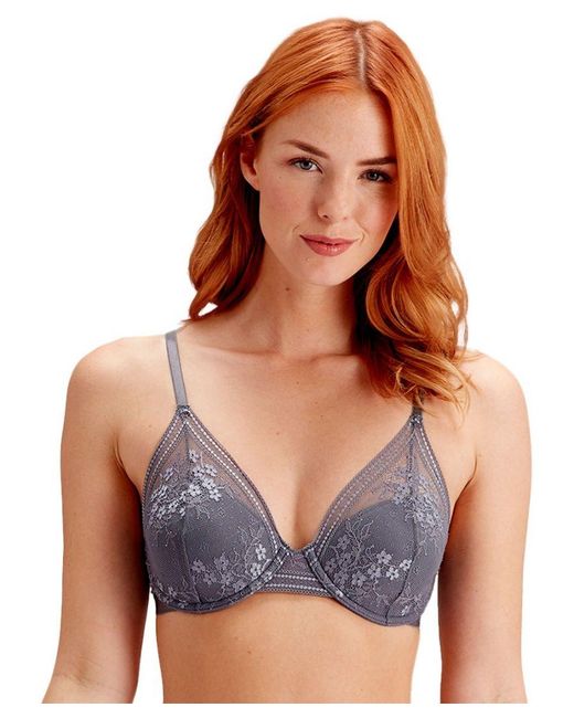 Pretty Polly Pink Botanical Lace High Apex Bra