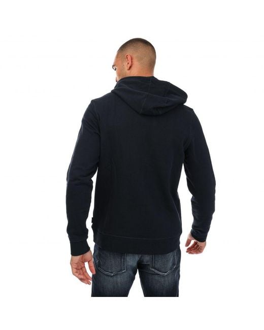Ted Baker Black Hendon Hoodie Cotton for men