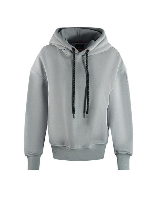 Parajumpers Gray Githa Plain Shark Oversized Hoodie Cotton
