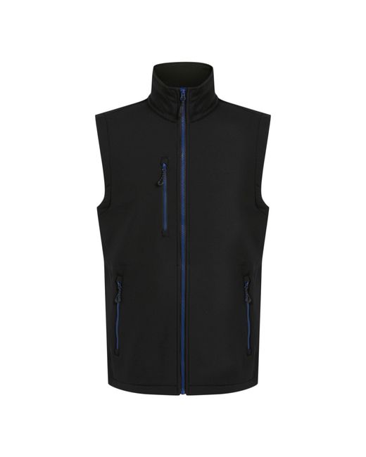 Regatta Black Navigate Softshell 2 Layer Body Warmer /New Royal) for men