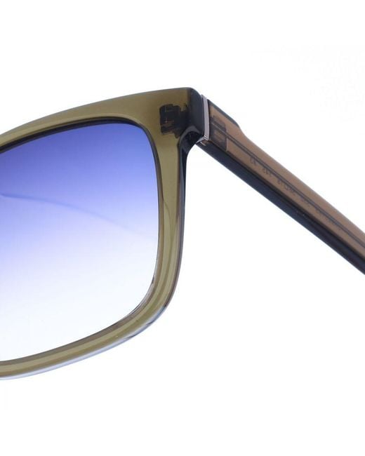 Calvin Klein Blue Square-Shaped Acetate Sunglasses Ck22519S for men