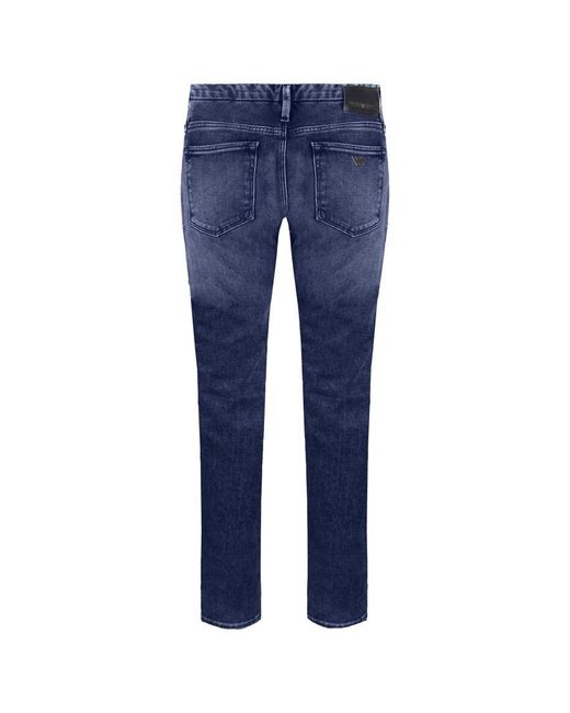 Emporio Armani Blue J00 Slim Fit Jeans for men