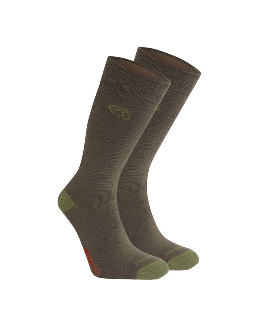 Craghoppers Gray Adult Insect Repellent Socks (Woodland/Wild)