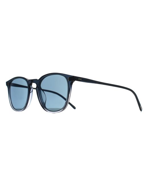 Oliver Peoples Blue Round Twilight Gradient Regal Ov5491Su Finley