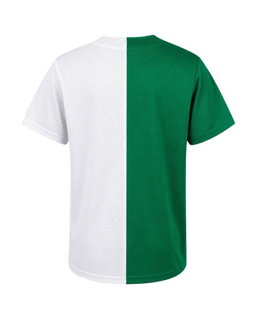 Mitchell & Ness Green Nba Boston Celtics Split Mesh Shirt for men