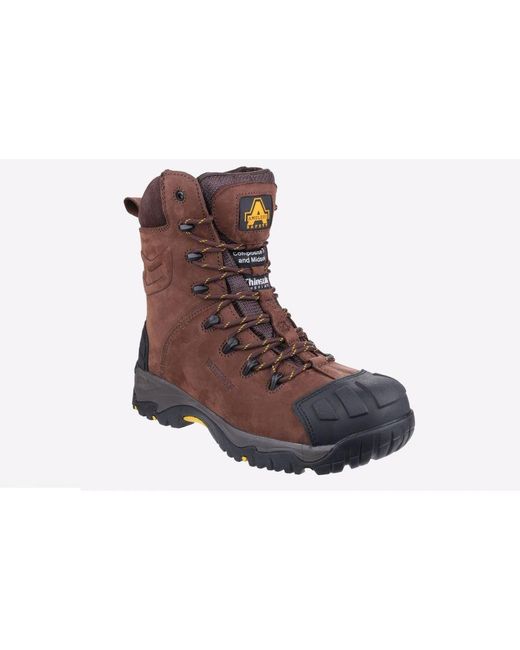 Amblers Safety Brown As995 Waterproof Boots for men