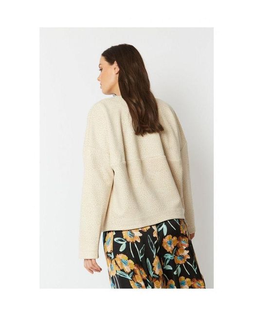 Jayley White Faux Suede Jacket