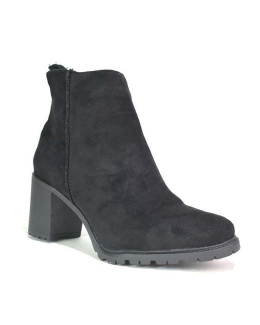Premier Collective Black Forever Luxe Angelina Ankle Boots